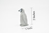 Penguin, Emperor, Baby, Chick, Very Nice Rubber Reproduction, Hand Painted    2"   F1109 B203