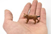 Bobcat, Cub, Nice Rubber Animal, Educational, Realistic Cat, Hand Painted, Figure, Lifelike Model, Figurine, Replica, Gift,     2 Inches   