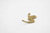 Rattlesnake, Rubber Reptile, Educational, Realistic Snake,  Hand Painted, Figure, Lifelike Model, Figurine, Replica, Toy, Kids, Gift,     2 1/2 Inches    F1517 B103