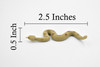 Rattlesnake, Rubber Reptile, Educational, Realistic Snake,  Hand Painted, Figure, Lifelike Model, Figurine, Replica, Toy, Kids, Gift,     2 1/2 Inches    F1517 B103