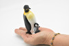 Penguin, Emperor with Baby, Very Nice Plastic Reproduction, Hand Painted    4 1/2"     F1650 B151