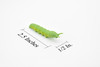 Caterpillar, Green, Realistic Figure, Model, Replica, Kids Educational Gift   2 1/4"    F1664 B74