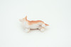 Welsh Corgi, Cardigan, Rubber Dog, Hand Painted, Realistic, Figure, Model, Replica, Toy, Kids, Educational, Gift,    2"     F1676 B63