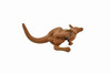 Kangaroo with Baby, Joey, Australian outback Marsupial, Very Nice Rubber Design, Educational Figure, Lifelike, Diorama Model, Toy, Kids,  2 1/2 Inches.
