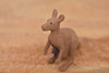 Kangaroo with Baby, Joey, Australian outback Marsupial, Very Nice Rubber Design, Educational Figure, Lifelike, Diorama Model, Toy, Kids,  2 1/2 Inches.
