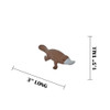 Platypus, Duck Billed platypus, Australian, Very Nice Rubber Design, Animal Figure, Educational Design, Lifelike, Diorama Model, Replica, Toy, Kids, 3 Inches  