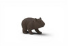 Wombat, Marsupials, Australia's unique Animal, Very Nice Rubber Design, Educational Figure, Lifelike, Diorama Model, Replica, Toy, Kids, Gift, 1 3/4 Inches. F1762 B42