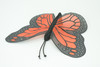 Monarch Butterfly Finger Puppet, Very Nice Plush Butterfly, Stuffed Insect, Educational, Realistic, Lifelike Model, Gift,   7"   F1804 B75