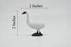 Swan, Bird, Very Nice Plastic Reproduction    2"    F1855 B139