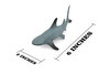 Black tip Shark, Very Nice Rubber Replica    6"   -   F1898 B20