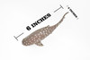 Whale Shark, Very Nice Hollow Plastic Replica    6"     F1903 B20