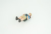 Backpacker, Hiking Man with Binoculars,  Rubber Design, Educational, Realistic Figure, Kids, Toys, Gift,    2 1/4 inches tall.     F1997 B103