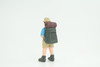 Backpacker, Hiking Man with Binoculars,  Rubber Design, Educational, Realistic Figure, Kids, Toys, Gift,    2 1/4 inches tall.     F1997 B103