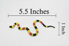 Coral Snake, Rubber Reptile, Educational, Realistic Hand Painted, Figure, Lifelike Model, Figurine, Replica, Gift,       5 1/2" 