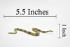 Snake, Southern Copperhead Snake, Rubber Reptile, Educational, Realistic Hand Painted, Figure, Lifelike Model, Figurine, Replica, Gift,       5 1/2"