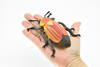 Beetle, June Bug, Red and Yellow, Very Nice Rubber Replica   5"  -   F2067 B133