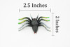 Spider, Garden Spider, Rubber Insect, Realistic Figure, Model, Replica, Kids Educational Gift,      2 1/2"     F2079 B142