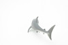 Great White Shark, Curved, Very Nice Rubber Replica     3"   -   F224 B36