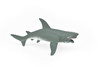 Great White Shark, Very Nice Plastic Replica   4"   -   F230 B76