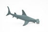 Hammerhead Shark, Curved, Very Nice Plastic Replica   3"   -   F234 B76