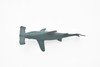 Hammerhead Shark, Curved, Very Nice Plastic Replica   3"   -   F234 B76