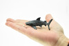 Whale Shark, Curved, Realistic Toy Model Plastic Replica, Kids Educational Gift  3"  F235 B76