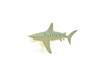 Tiger Shark, With Fish in Mouth, Very Nice Plastic Replica    3"  -   F237 B76