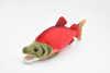 Sockeye Salmon, Very Nice Plush Fish, Stuffed Animal, Educational, Toy, Kids, Realistic Figure, Gift,      10" 