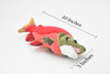 Sockeye Salmon, Very Nice Plush Fish, Stuffed Animal, Educational, Toy, Kids, Realistic Figure, Gift,      10" 