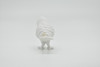 Snowy Owl Toy, Very Nice Plastic Hand Painted Model     2"     F3015 B109