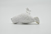 Snowy Owl Toy, Very Nice Plastic Hand Painted Model     2"     F3015 B109