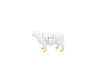 Sheep Realistic 3D Puzzle Toy Model Plastic Replica Animal Figure, Kids Educational Gift 3"  F3037 B334