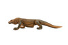 Komodo Dragon, Lizard, Museum Quality, Rubber Reptile, Toy, Educational, Realistic, Figure, Lifelike Model, Figurine, Replica, Gift,     5"     F3127 B225