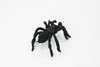 Tarantula, Spider, Black, Very Nice Rubber Insect, Educational, Hand Painted, Realistic, Replica, Toys, Kids, Gift,   2 1/2 Inches.    F3128 B225