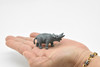 Arsinoitherium, Extinct Paenungulate Mammals, Very Nice Plastic Reproduction     2 1/2"   F3137 B224