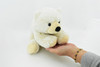 Polar Bear, Stuffed Animal, Educational, Plush Realistic Figure, Lifelike Model, Replica, Gift,    13"    F3258 B395