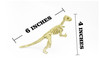 Iguanodon Dinosaur, Skeleton, Very Nice Plastic Replica   6"     F3288 B61