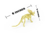 Protoceratops Dinosaur, Skeleton, Very Nice Plastic Replica    6" -   F3289 B66