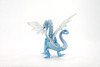 Dragon, Ice Dragon, Museum Quality, Highly Detaied, Hand Painted, Myth, Fantasy, Plastic, Educational, Realistic, Figure, Lifelike Figurine, Gift,      6"      F3424 B356