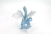 Dragon, Ice Dragon, Museum Quality, Highly Detaied, Hand Painted, Myth, Fantasy, Plastic, Educational, Realistic, Figure, Lifelike Figurine, Gift,      6"      F3424 B356