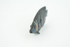 French AngelFish, Black Angel Fish, Rubber Fish Design, Realistic Figure, Educational, Figure, Lifelike, Toy Model, Figurine, Replica, Gift,       2 1/4"       F3450 B48