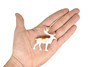 Reindeer, Caribou, Very Nice Plastic Animal, Educational, Toy, Kids, Realistic Figure, Lifelike Model, Figurine, Replica, Gift,    2 1/4" 