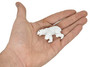 Polar Bear, High Quality, Plastic, Hand Painted, Realistic, Figure, Model, Replica, Toy, Kids, Educational, Gift,     2 1/4"  