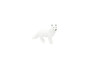 Fox, Arctic, White, Very Nice Plastic Animal, Educational, Toy, Kids, Realistic Figure, Lifelike Model, Figurine, Replica, Gift,    2"  