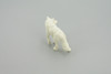 Arctic Wolf, Very Nice Rubber Animal, Educational, Hand Painted, Realistic Figure, Lifelike Wolf, Toy, Kids,  Gift,      2 1/8 Inches.     F3527 B138