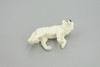 Arctic Wolf, Very Nice Rubber Animal, Educational, Hand Painted, Realistic Figure, Lifelike Wolf, Toy, Kids,  Gift,      2 1/8 Inches.     F3527 B138