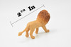 African Lion Small Plastic Animal 2 7/8 inches long including tail 1 1/2 inches tall - F3550 B17