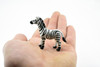 Zebra, Hartmann's, Plastic Toy Animal, Kids Gift, Realistic Figure, Educational Model, Replica, Gift,         2 1/2"       F3551 B17