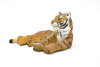 Tiger Cub, lying down, Museum Quality, Animal, Educational, Realistic Hand Painted, Diorama Figure, Lifelike Model, Vintage Replica, Toy, 2 1/4  Inches. 