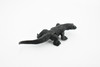 Komodo Dragon, Black, Lizard, Very Nice Rubber Reptile, Educational, Hand Painted, Realistic, Replica, Toys, Kids, Gift,    5 Inches.    F3636 B209
